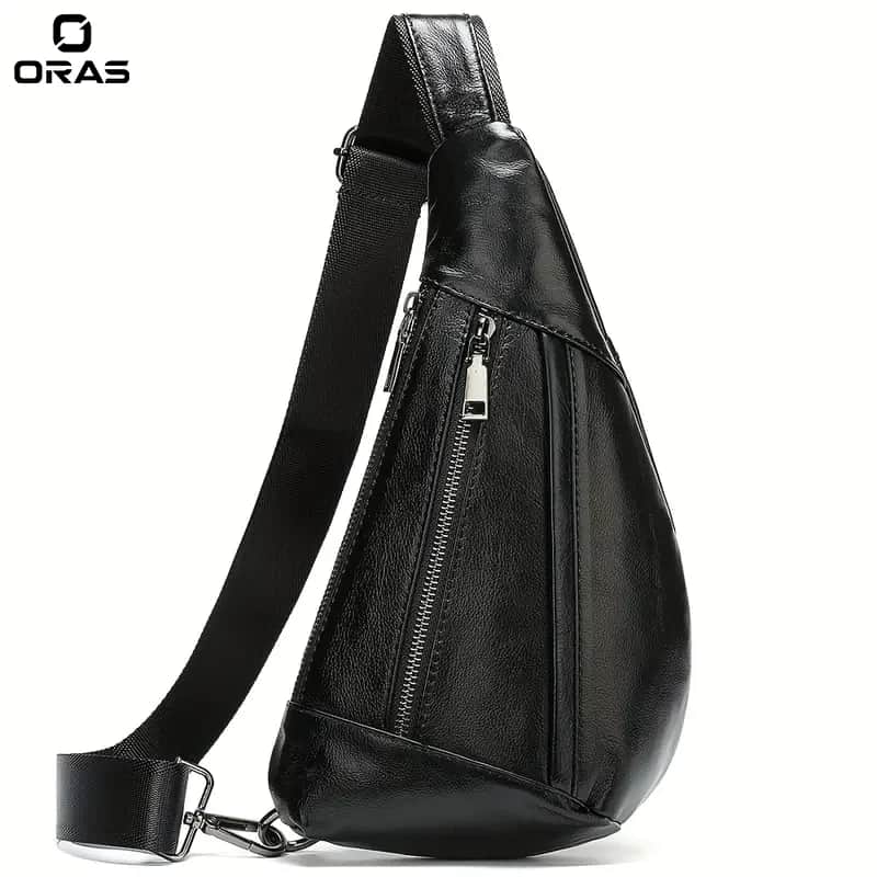 F161 ORAS Genuine Leather Fashionable Chest Bag