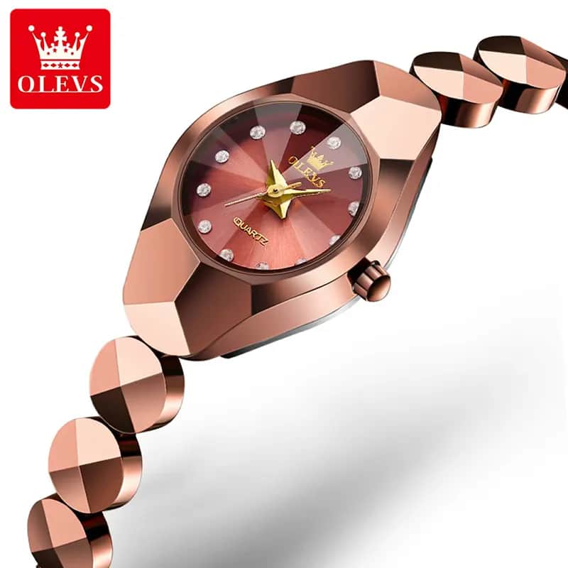 E79C OLEVS 7007 Elegant Analog Diamond Watches For Women