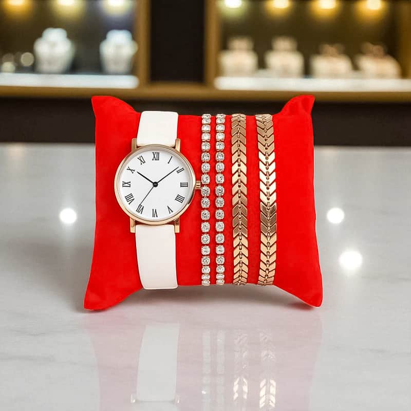K1067 5PCS Luxury Watch Set for Women